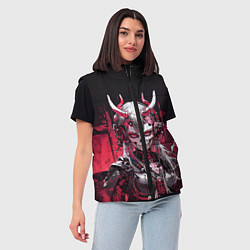 Женский жилет Безумная демонесса, цвет: 3D-светло-серый — фото 2