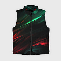 Женский жилет Dark red and green, цвет: 3D-красный