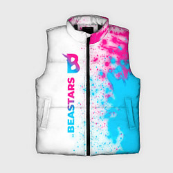 Женский жилет Beastars neon gradient style: по-вертикали