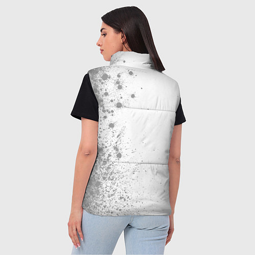 Женский жилет Valorant glitch на светлом фоне: по-вертикали / 3D-Черный – фото 4