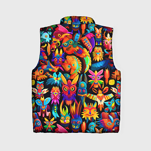 Женский жилет Мифические монстрики / 3D-Светло-серый – фото 2