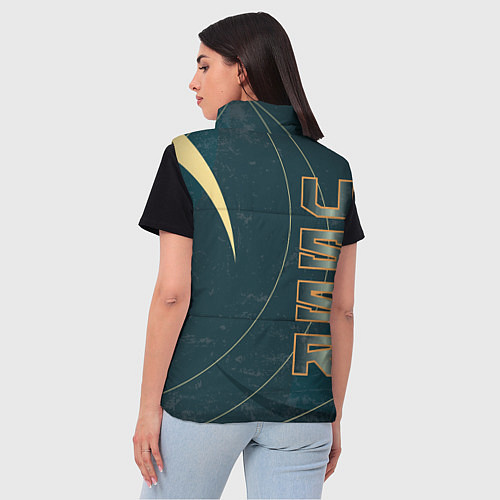 Женский жилет СССР Космос / 3D-Черный – фото 4