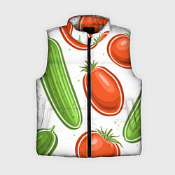 Женский жилет Помидоры и огурцы