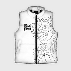 Женский жилет Ван пис - Луффи гир 5, цвет: 3D-черный