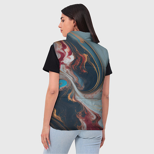 Женский жилет Москва палитра / 3D-Красный – фото 4