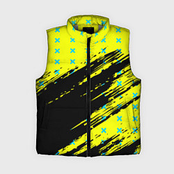 Женский жилет Гранж в стиле аниме Киберпанк, цвет: 3D-светло-серый