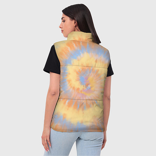 Женский жилет Tie-Dye дизайн / 3D-Красный – фото 4