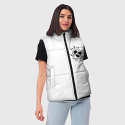 Женский жилет Глаза мистических существ, цвет: 3D-черный — фото 2