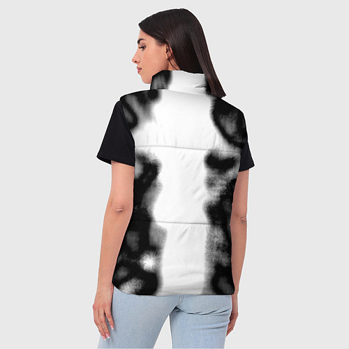 Женский жилет Скандинавский узор душа / 3D-Черный – фото 4