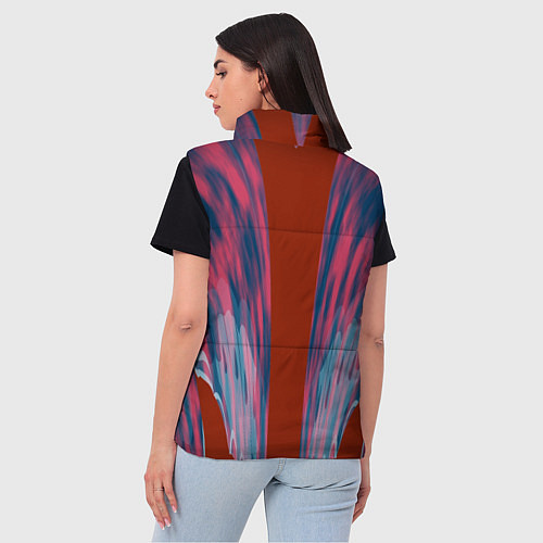 Женский жилет Глиняные облака / 3D-Светло-серый – фото 4