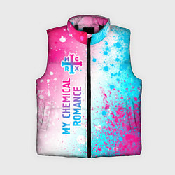 Женский жилет My Chemical Romance neon gradient style: по-вертик