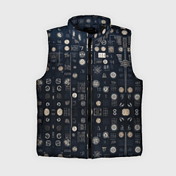 Женский жилет Загадка ребус из цифр и знаков