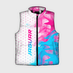 Женский жилет Jaguar neon gradient style: по-вертикали, цвет: 3D-черный