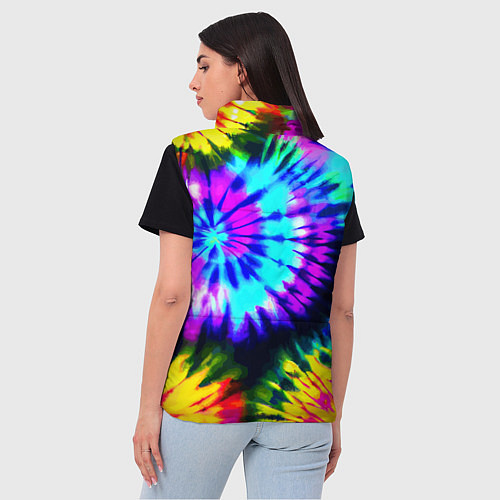 Женский жилет Abstraction colorful composition / 3D-Светло-серый – фото 4