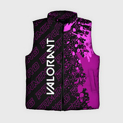 Женский жилет Valorant pro gaming по-вертикали, цвет: 3D-черный