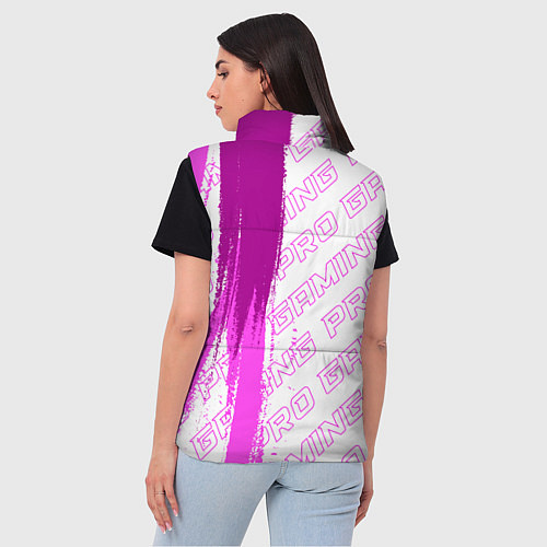 Женский жилет Fortnite pro gaming по-вертикали / 3D-Черный – фото 4