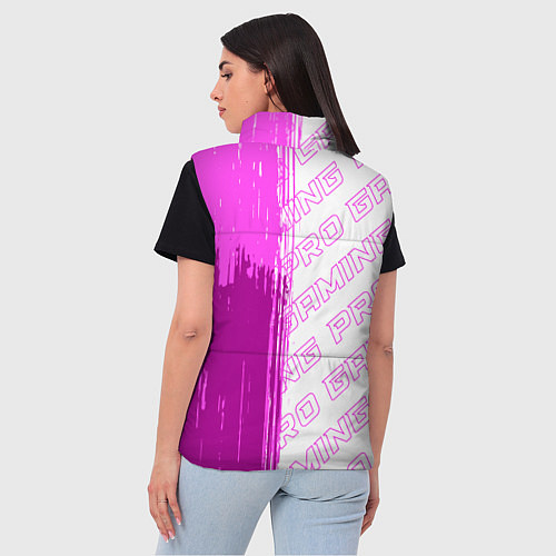 Женский жилет Poppy Playtime pro gaming по-вертикали / 3D-Черный – фото 4