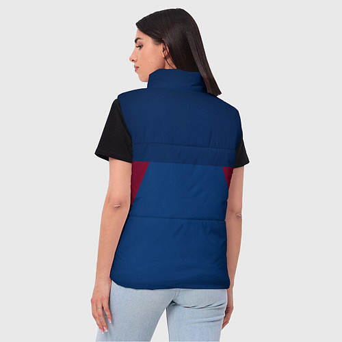 Женский жилет Спортивная Россия / 3D-Черный – фото 4