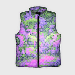 Женский жилет Разноцветный витраж, цвет: 3D-светло-серый