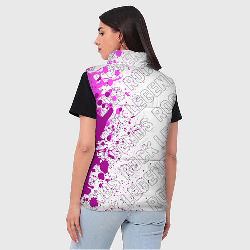 Женский жилет Imagine Dragons rock legends по-вертикали / 3D-Черный – фото 4