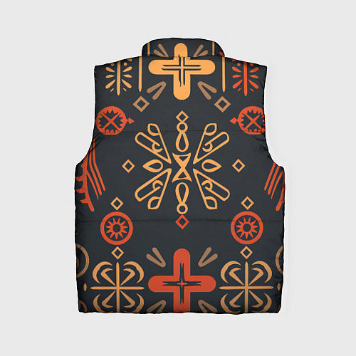 Женский жилет Орнамент в славянском стиле / 3D-Светло-серый – фото 2