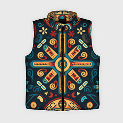 Женский жилет Симметричный орнамент в славянском стиле