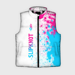 Женский жилет Slipknot neon gradient style по-вертикали