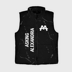 Женский жилет Asking Alexandria Glitch, цвет: 3D-черный