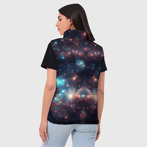 Женский жилет Космический простор / 3D-Черный – фото 4