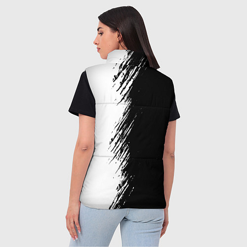 Женский жилет Борец из России и герб РФ по-вертикали / 3D-Черный – фото 4