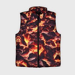 Женский жилет Бурлящая лава