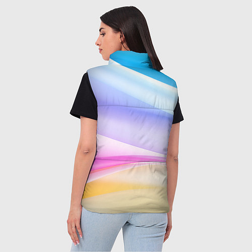 Женский жилет Нежная абстракция / 3D-Красный – фото 4