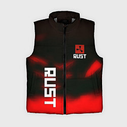 Женский жилет Rust the game colors, цвет: 3D-светло-серый