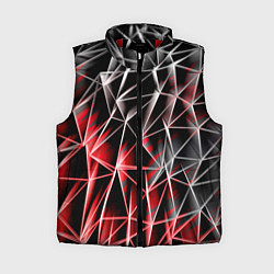 Женский жилет Текстуры сетка, цвет: 3D-красный