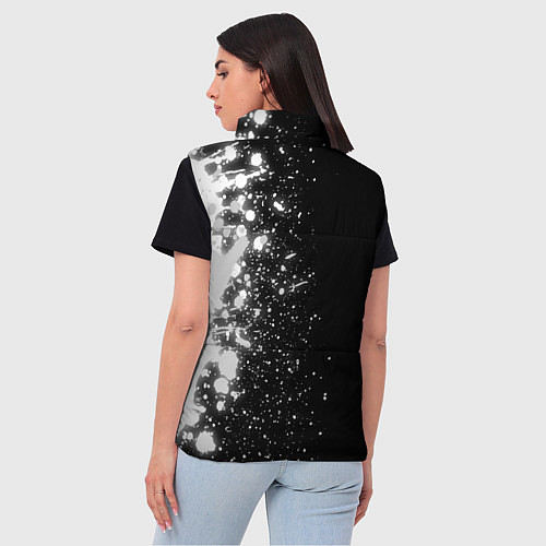 Женский жилет Водитель из России и герб РФ по-вертикали / 3D-Черный – фото 4