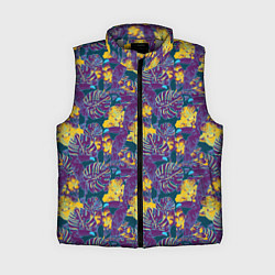 Женский жилет Тропический тукан, цвет: 3D-светло-серый