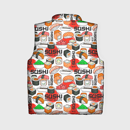 Женский жилет Best sushi / 3D-Светло-серый – фото 2