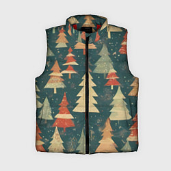 Женский жилет Елки новый год