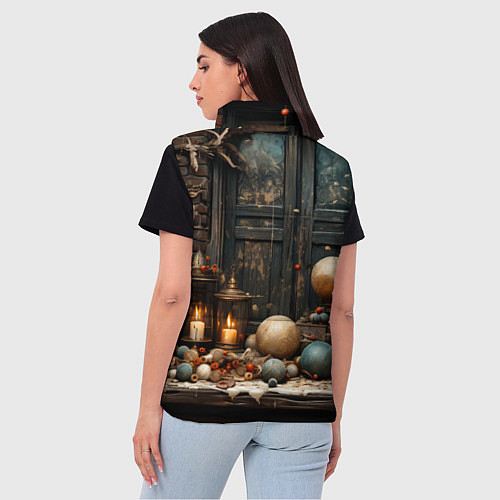 Женский жилет Витрина игрушечек / 3D-Светло-серый – фото 4