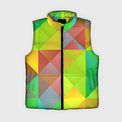 Женский жилет Разноцветные фигуры