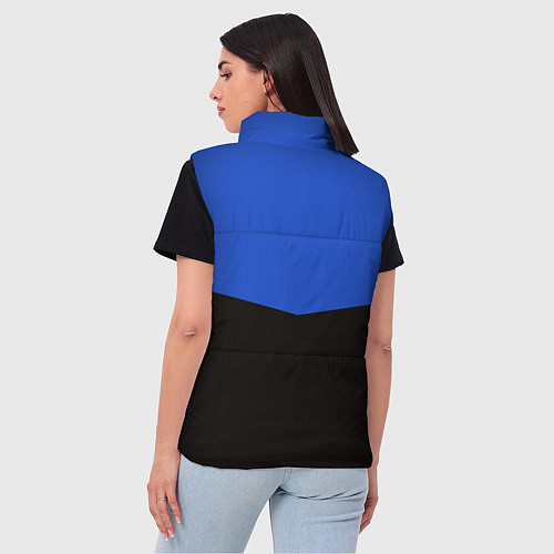 Женский жилет Олимпийка 90х - полоски / 3D-Красный – фото 4