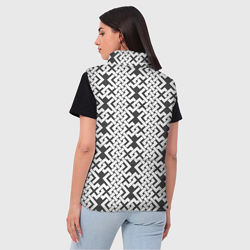 Женский жилет Кельтский орнамент / 3D-Светло-серый – фото 4