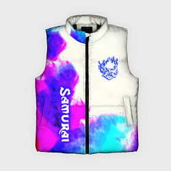 Женский жилет Samurai neon colors, цвет: 3D-черный