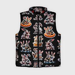 Женский жилет Кролики - Камасутра позы, цвет: 3D-красный