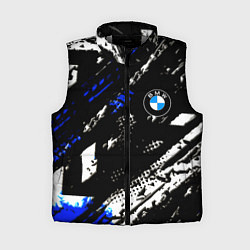 Женский жилет BMW stripes color auto sport, цвет: 3D-светло-серый