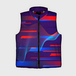 Женский жилет Abstraction colored, цвет: 3D-светло-серый