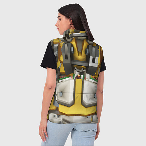 Женский жилет Deep roock galactic броня бурильщика / 3D-Черный – фото 4