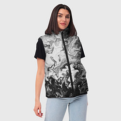Женский жилет Зловещая дымка, цвет: 3D-светло-серый — фото 2