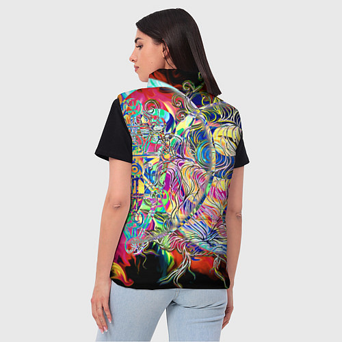 Женский жилет Сплетение Инь Ян / 3D-Черный – фото 4