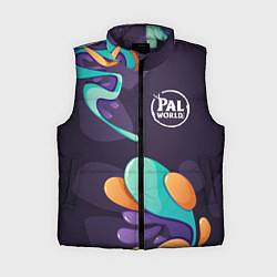 Женский жилет Palworld graffity splash, цвет: 3D-черный